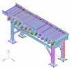 CAE-Vibratory-Conveyor-fatigue-FEM-analysis